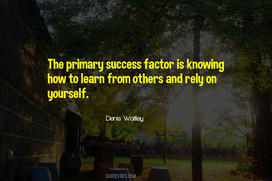 Success Factor Quotes #299453