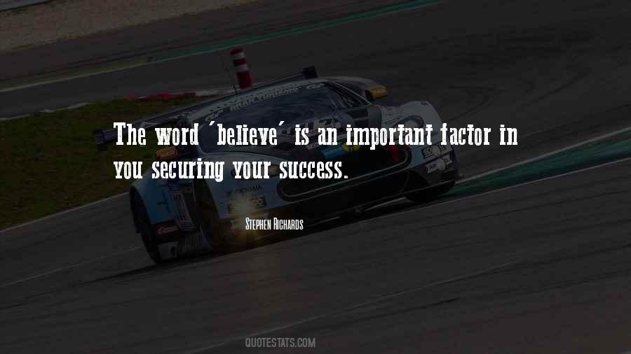 Success Factor Quotes #606360