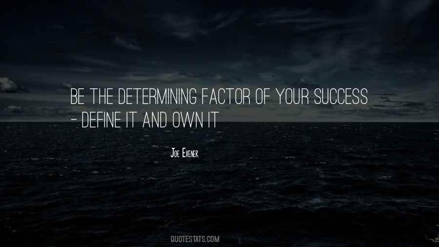 Success Factor Quotes #674806