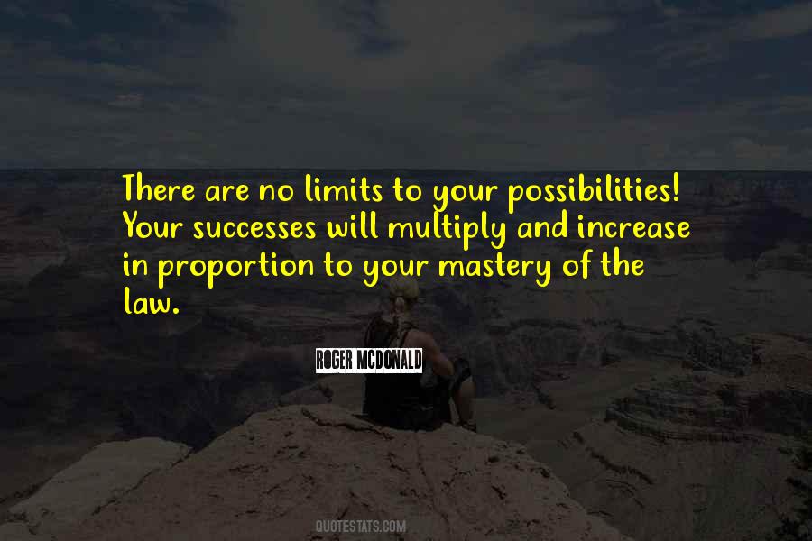 Success Has No Limits Quotes #1078552