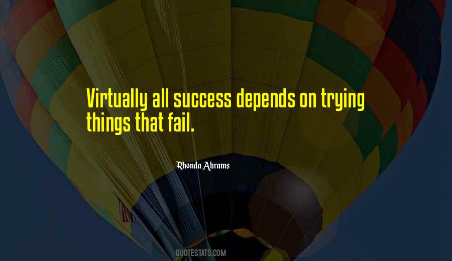 Success Is Failing Quotes #330771