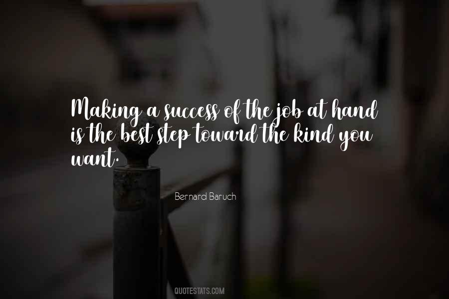 Success Is In Your Hand Quotes #805992