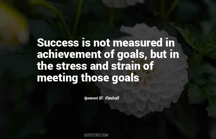 Success Measured Quotes #1164979
