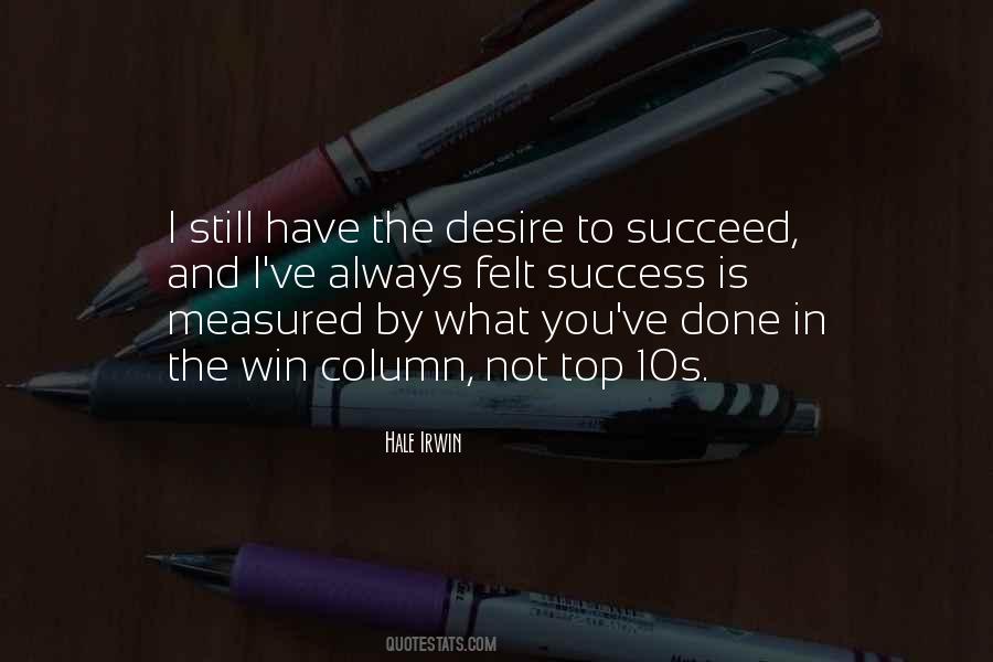 Success Measured Quotes #124099