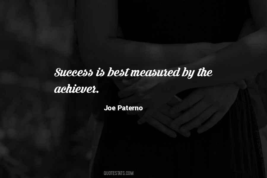 Success Measured Quotes #1399397