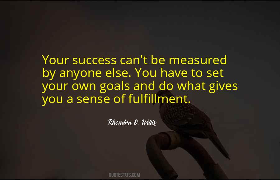 Success Measured Quotes #402546