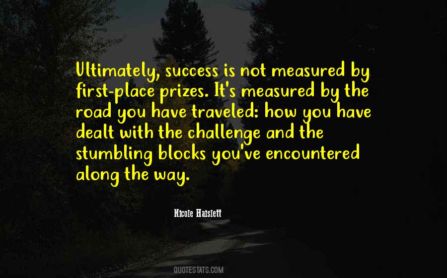 Success Measured Quotes #762720