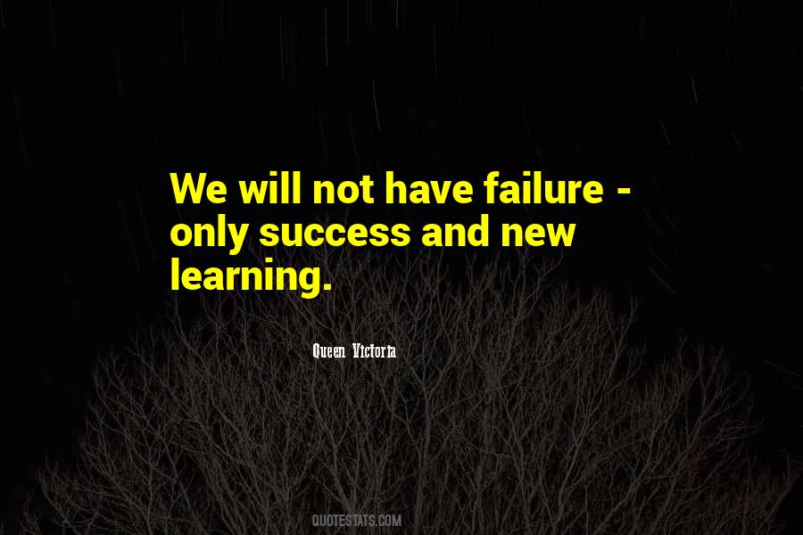 Success Not Failure Quotes #102115