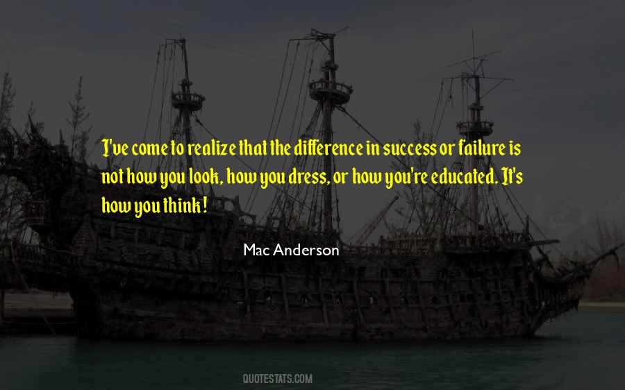 Success Not Failure Quotes #124141