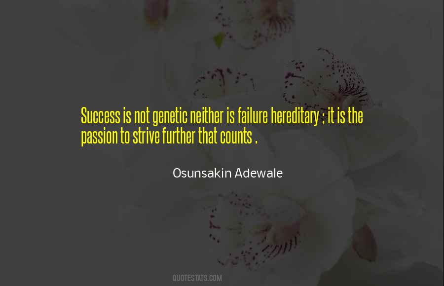 Success Not Failure Quotes #194769