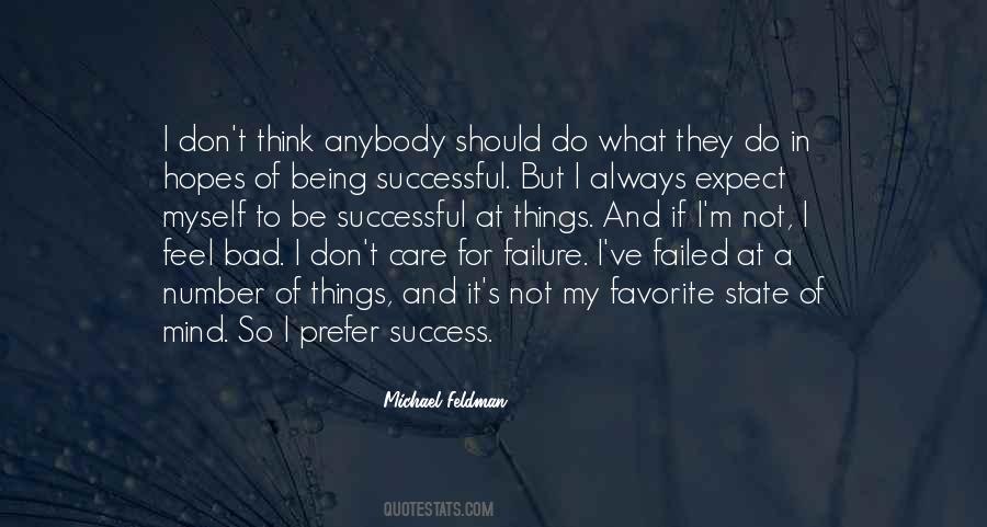 Success Not Failure Quotes #341408