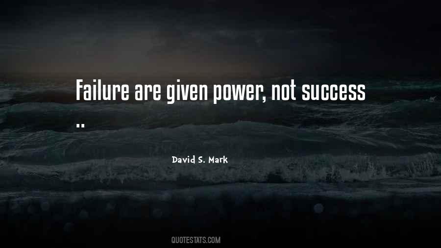 Success Not Failure Quotes #357700