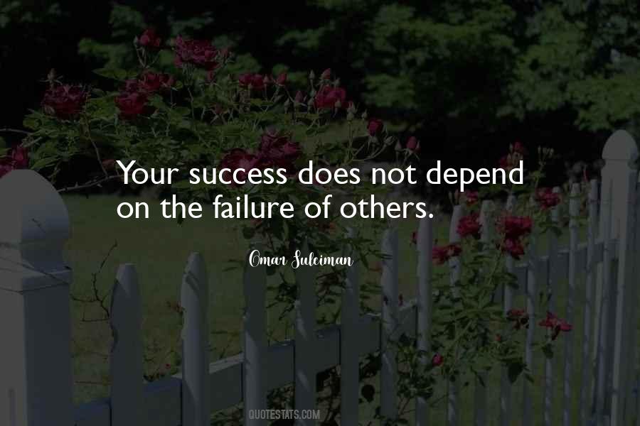 Success Not Failure Quotes #383854