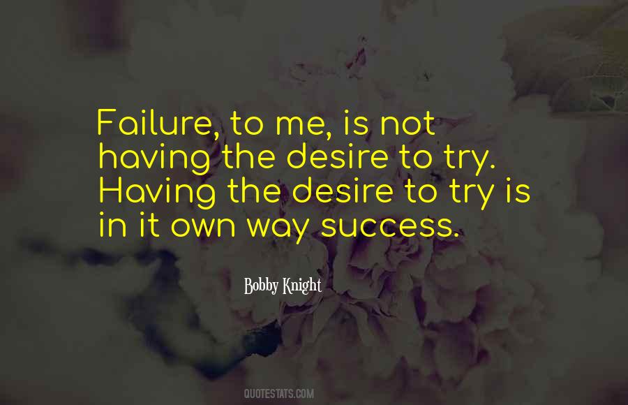 Success Not Failure Quotes #38387