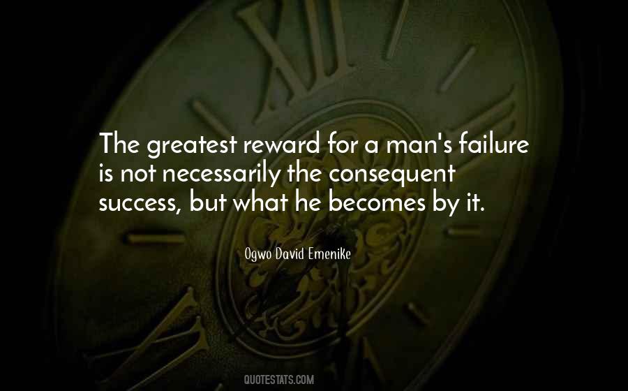 Success Not Failure Quotes #481942