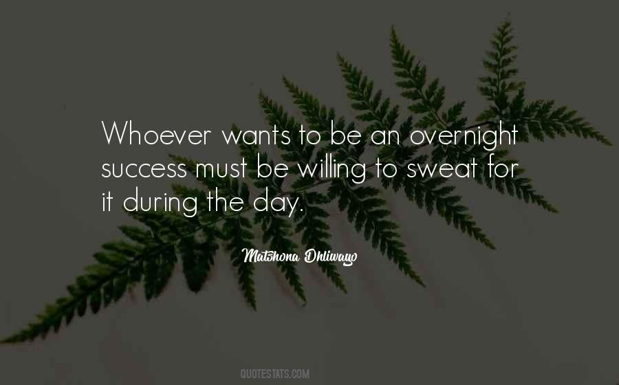 Success Overnight Quotes #1569377