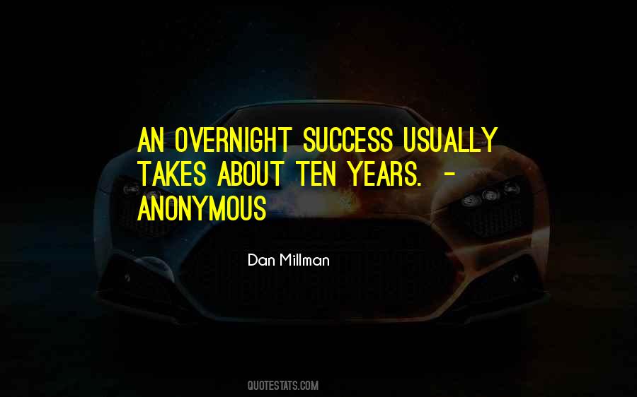 Success Overnight Quotes #207690