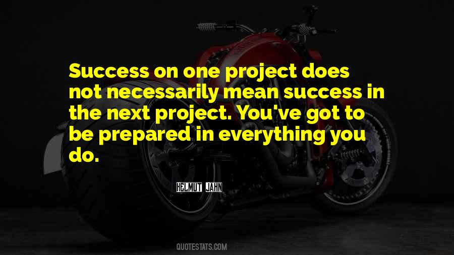 Success Project Quotes #1374545