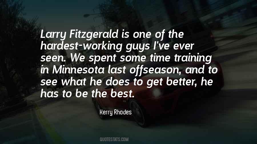 Quotes About Larry Fitzgerald #631671
