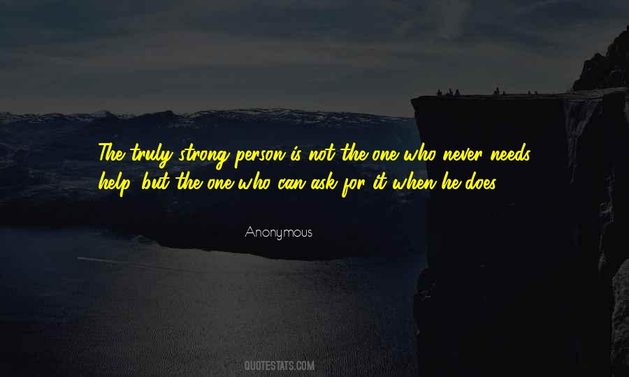 Such A Strong Person Quotes #149720