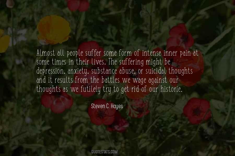 Suffer From Pain Quotes #580657