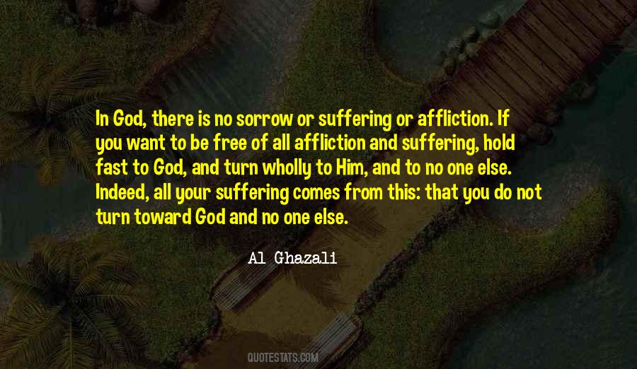 Suffering And Sorrow Quotes #1739180