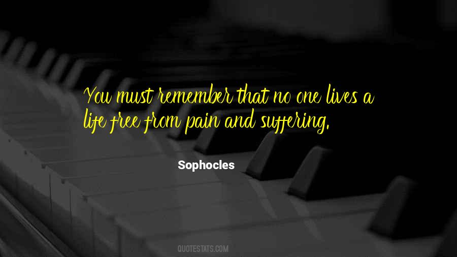 Suffering From Pain Quotes #114458