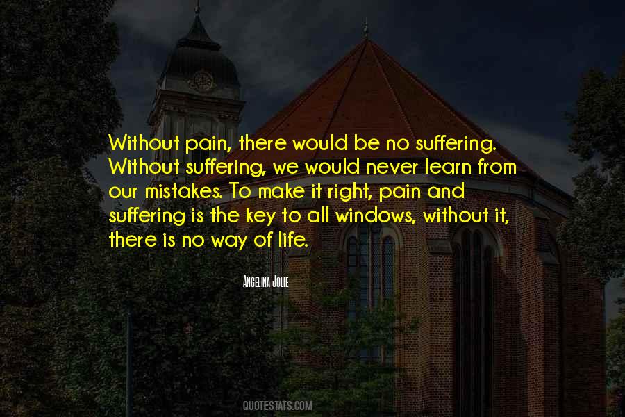 Suffering From Pain Quotes #1427882