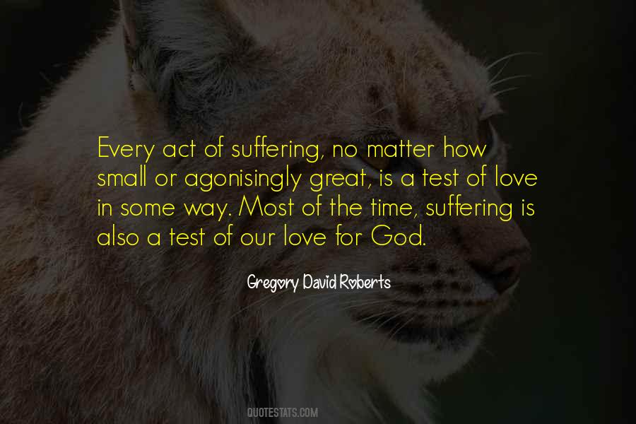 Suffering Itself Love Quotes #7932