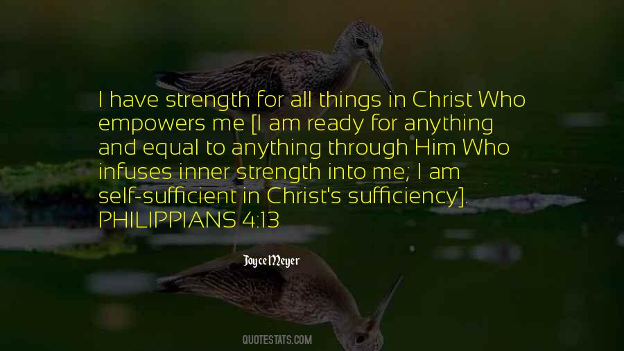 Sufficiency Of Christ Quotes #113746