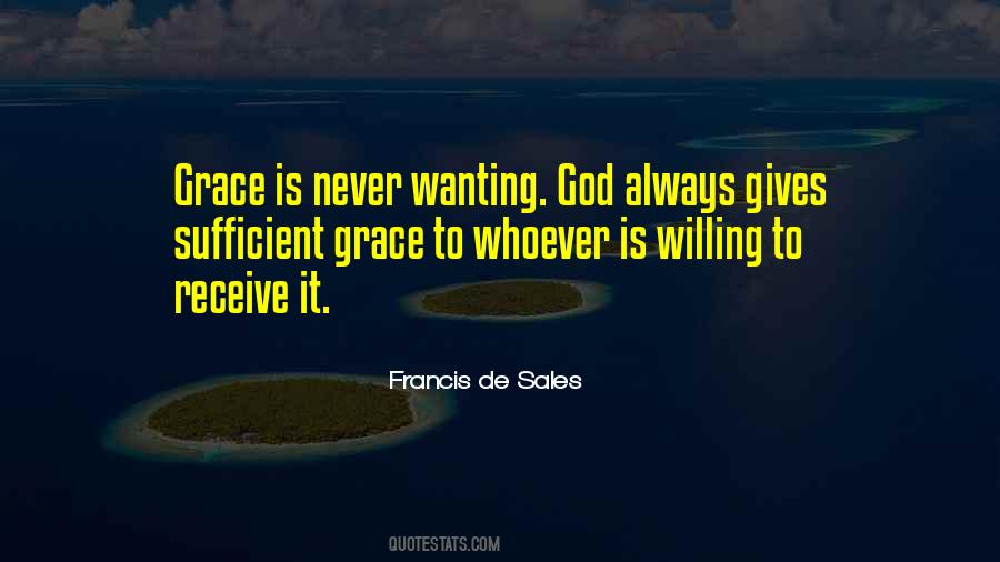 Sufficient Grace Quotes #496868