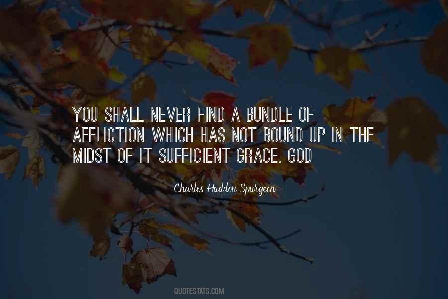 Sufficient Grace Quotes #534517