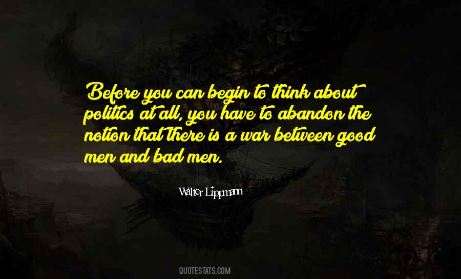 Quotes About Bad Men #1404968