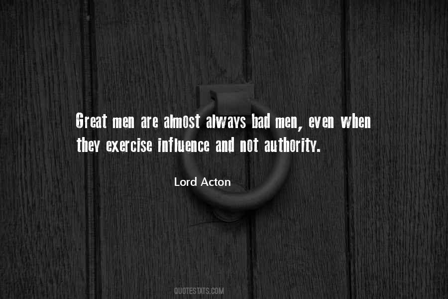 Quotes About Bad Men #1452847