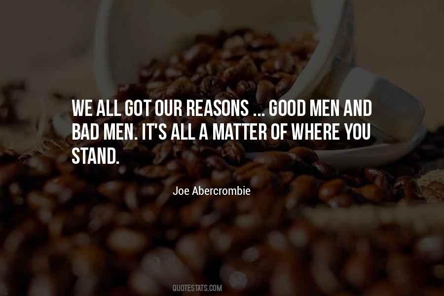 Quotes About Bad Men #824351