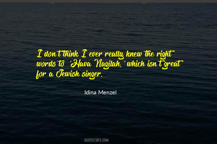 Quotes About Idina Menzel #1434387