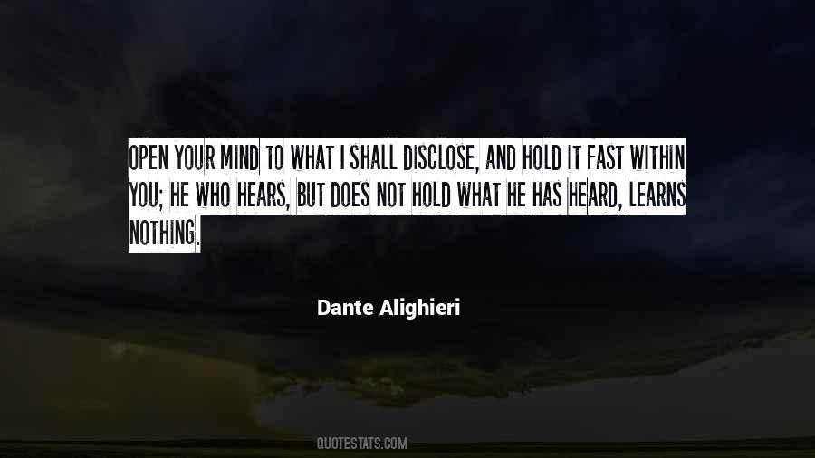 Quotes About Dante Alighieri #207553