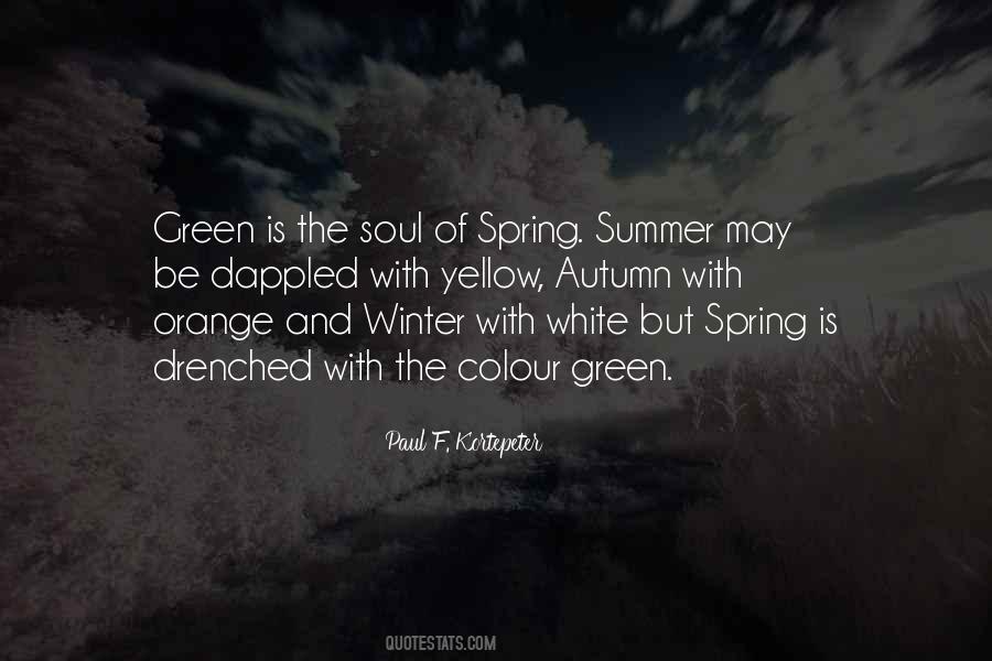 Summer Colours Quotes #59578