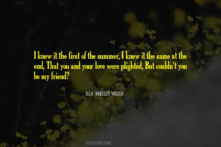 Summer Comes To An End Quotes #196513