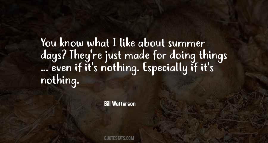Summer Days Quotes #607395