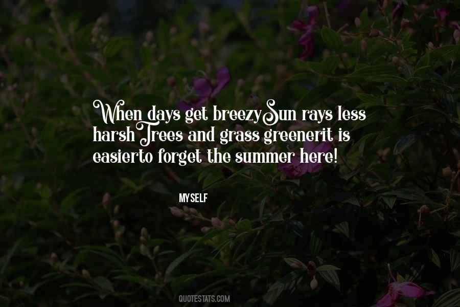 Summer Days Quotes #612917