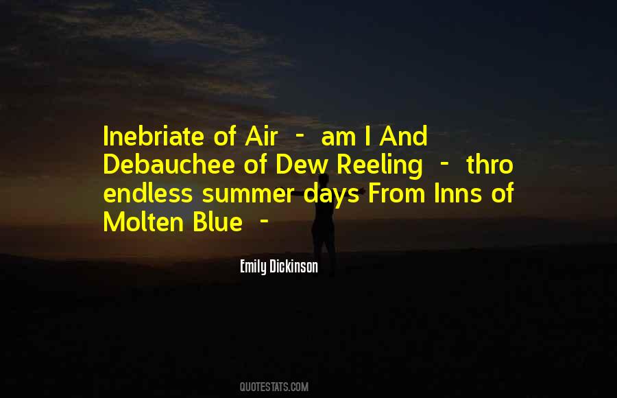 Summer Days Quotes #8810