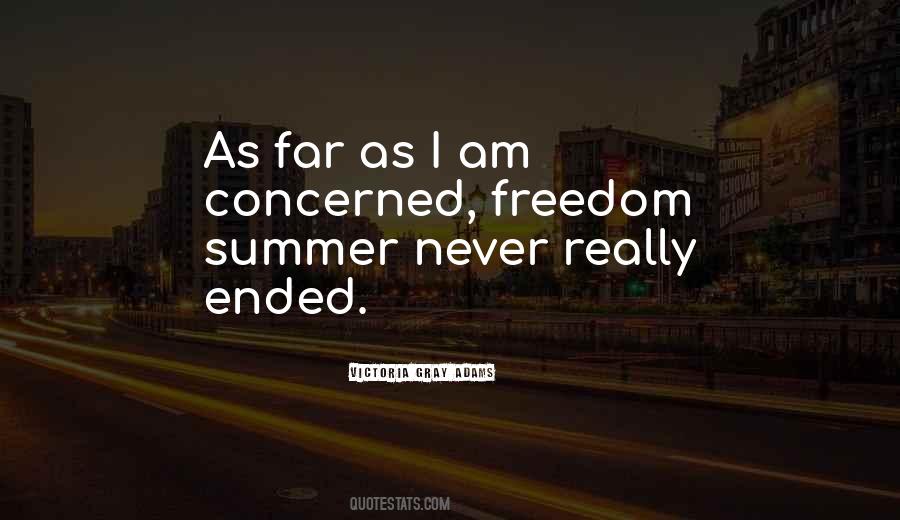 Summer Ended Quotes #1177146