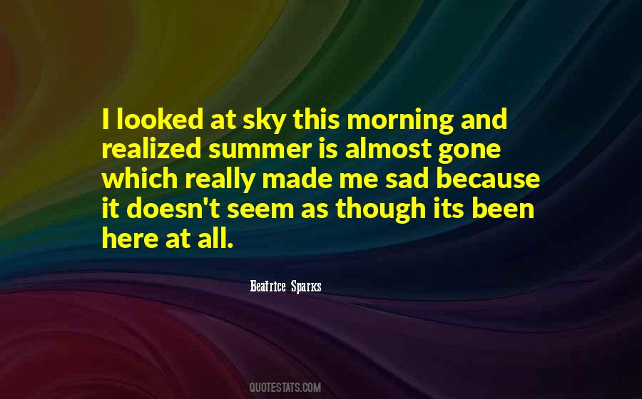 Summer Gone Quotes #1216227