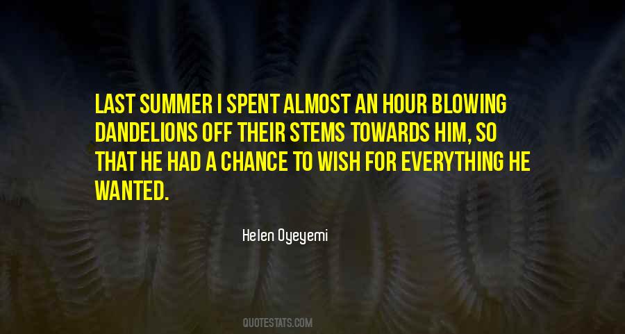 Summer Is Almost Gone Quotes #1428228