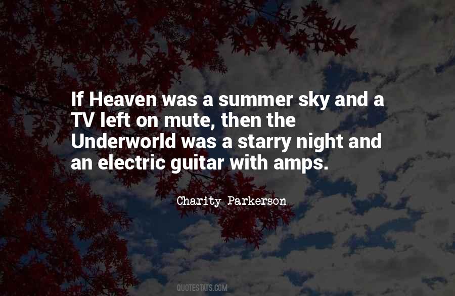 Summer Night Sky Quotes #545959