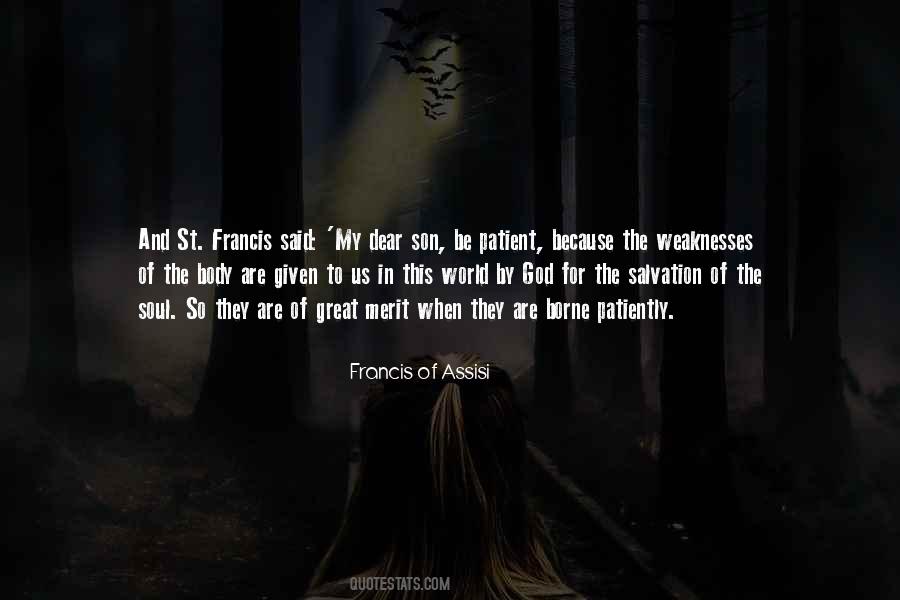 Quotes About Francis Of Assisi #978189