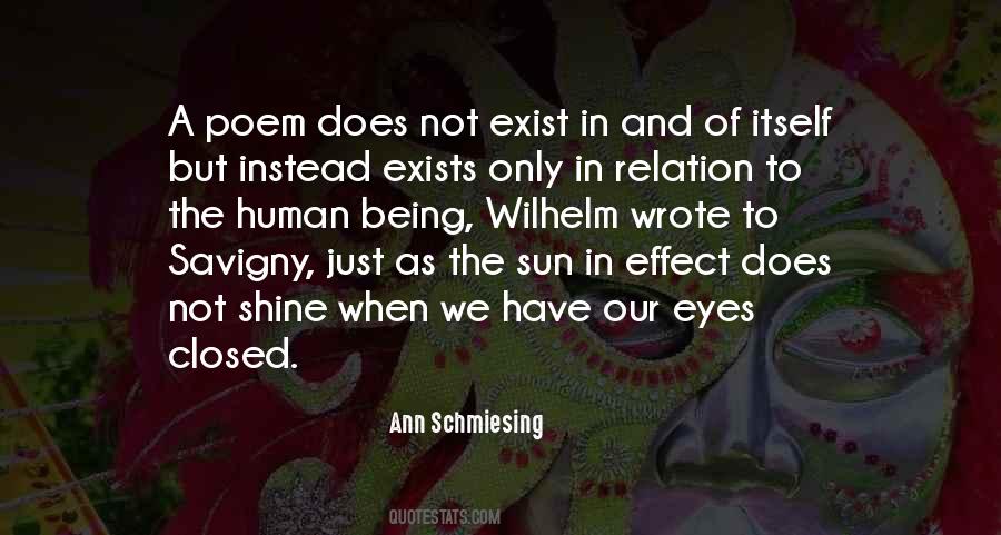 Sun In Eyes Quotes #1163044