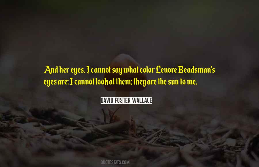 Sun In Her Eyes Quotes #173552