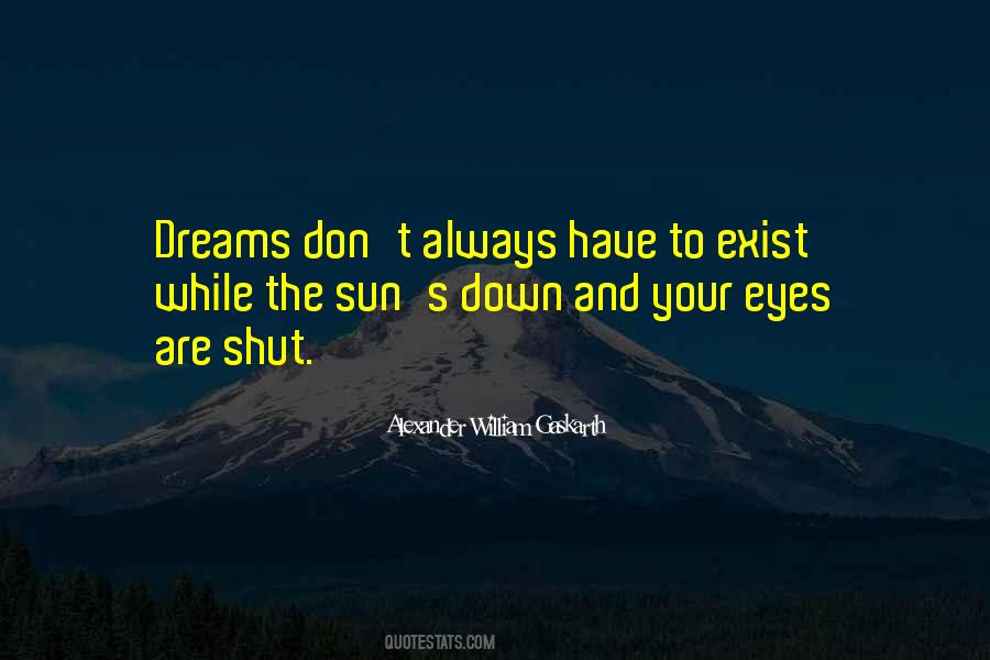 Sun In Her Eyes Quotes #20990